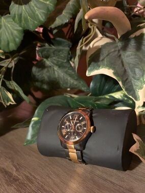 Express Women’s/Unisex Black Stainless Steel Watch 44mm | Quartz | Needs Battery